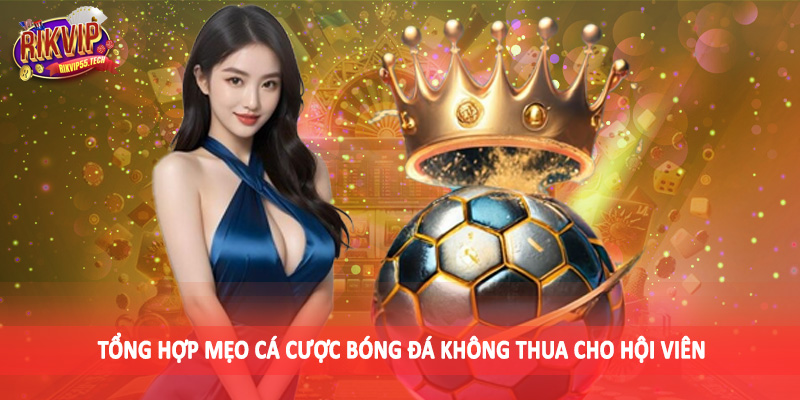 Tổng hợp mẹo cá cược bóng đá không thua cho hội viên