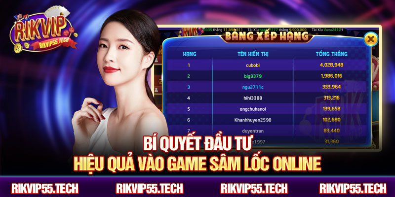 Bí quyết đầu tư hiệu quả vào game sâm lốc online
