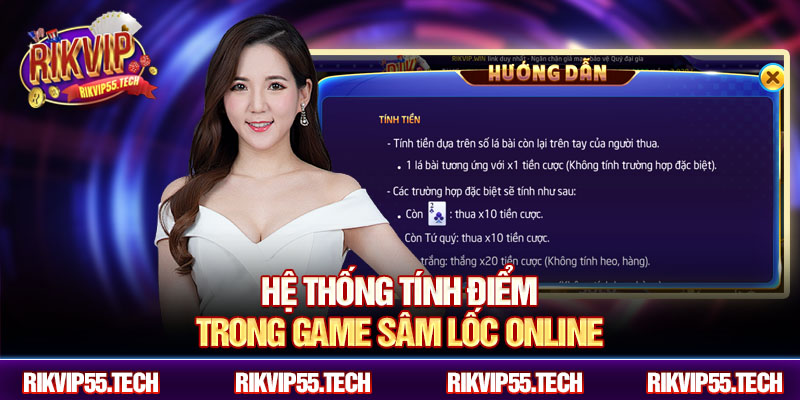Hệ thống tính điểm trong game sâm lốc online