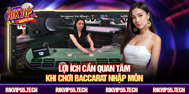 Lợi ích cần quan tâm khi chơi baccarat nhập môn