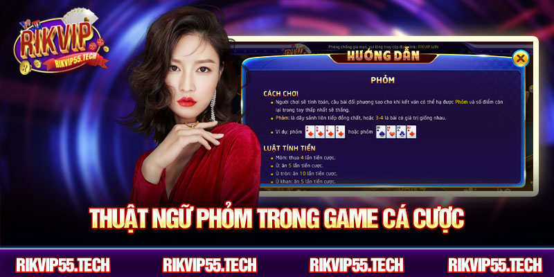 Thuật ngữ phỏm trong game cá cược